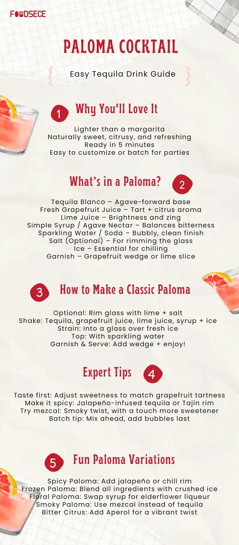 Easy Paloma Cocktail Recipe
