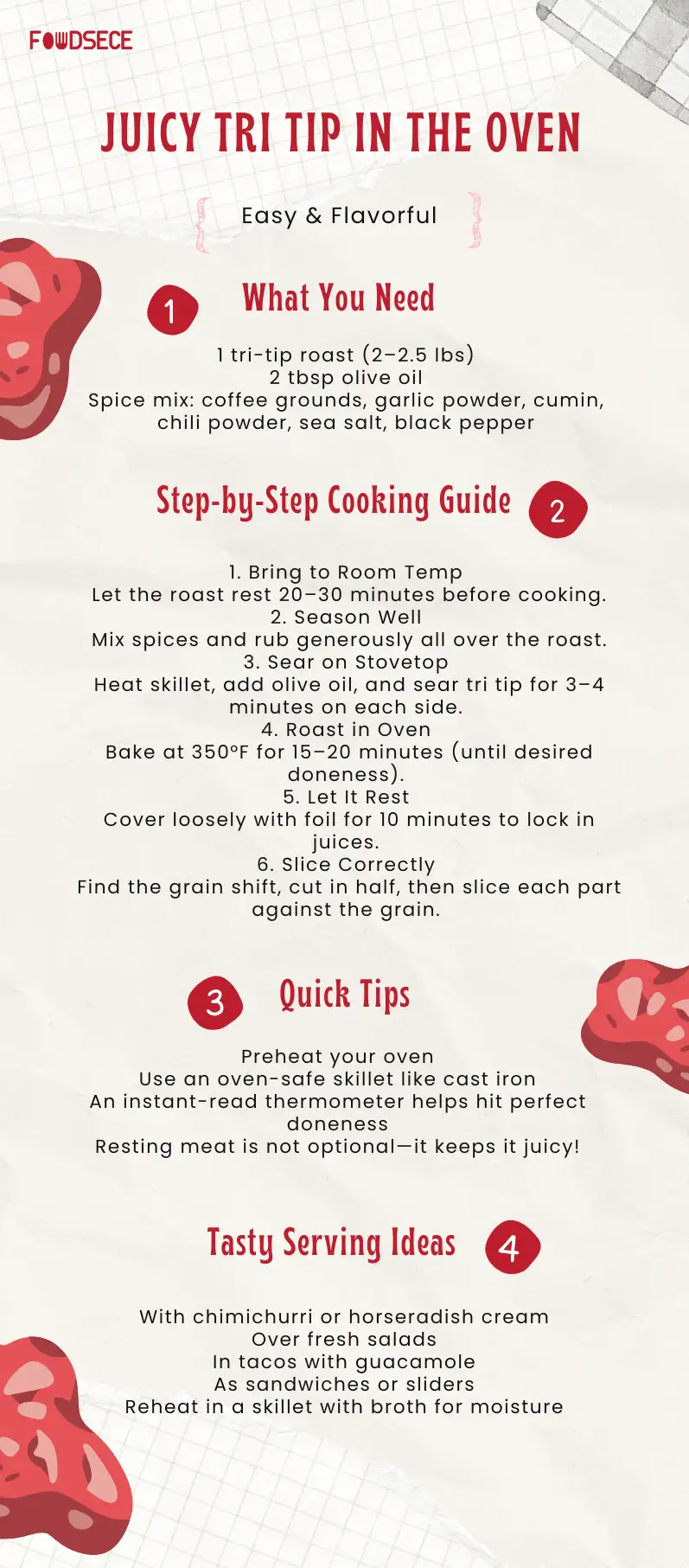 Juicy Tri Tip in Oven Easy Roasted Recipe with Big Flavor