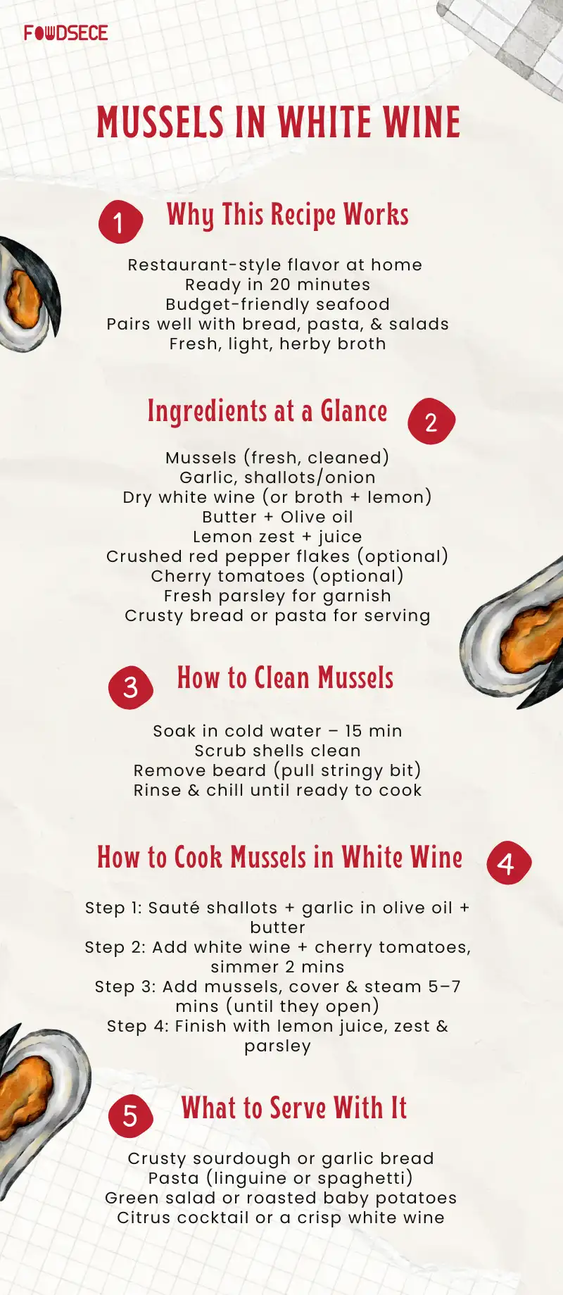 Mussels in White Wine